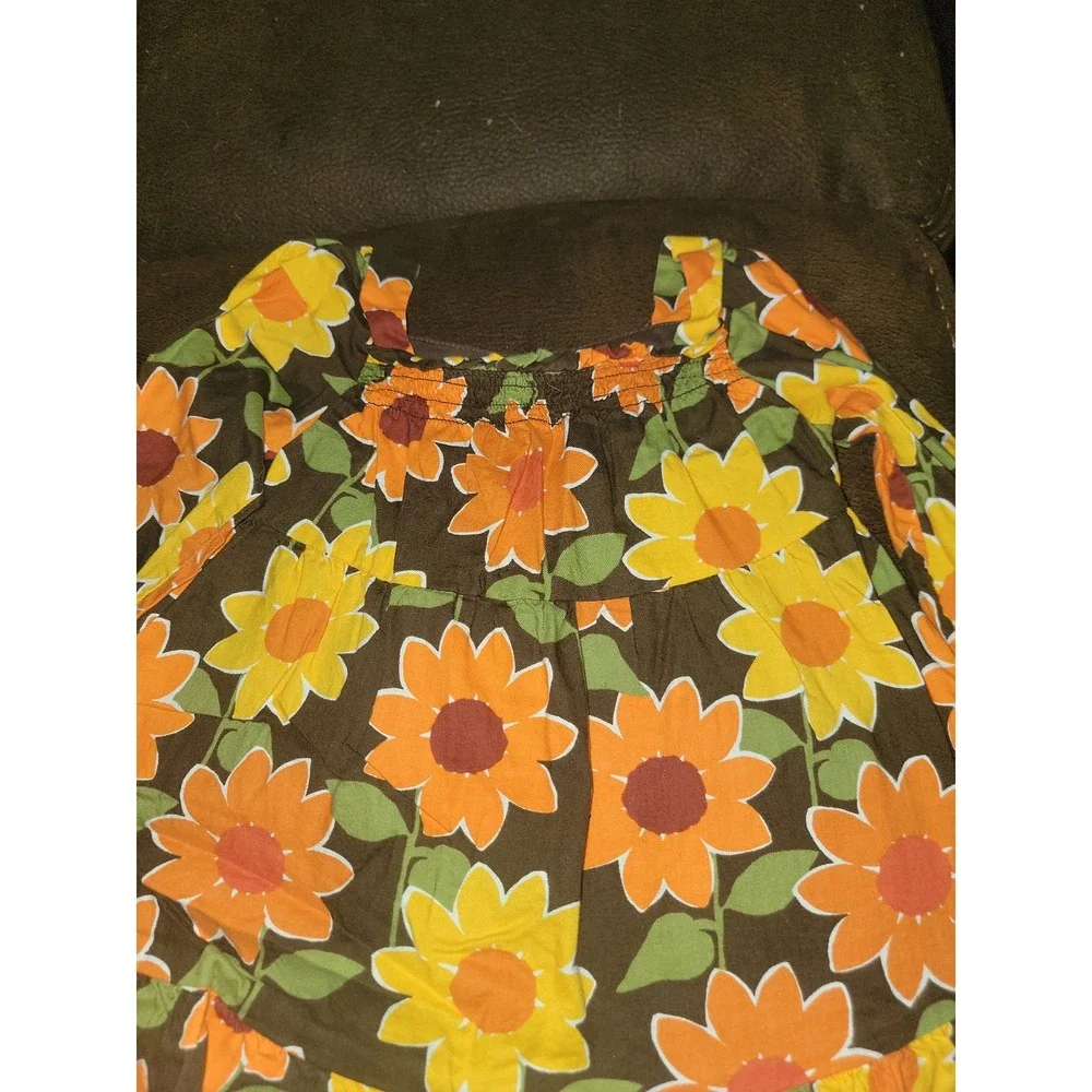 Gymboree harvest sunflower dress size 2t fall
